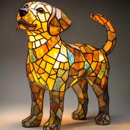 Artistic LED Night Light for Dogs – Home Decor Accent Lamp