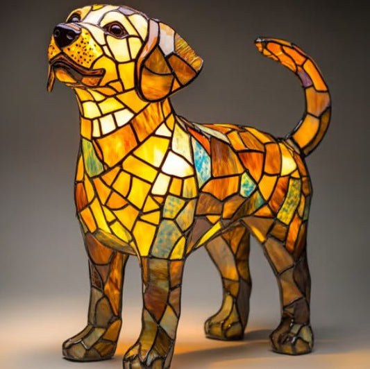 Artistic LED Night Light for Dogs – Home Decor Accent Lamp