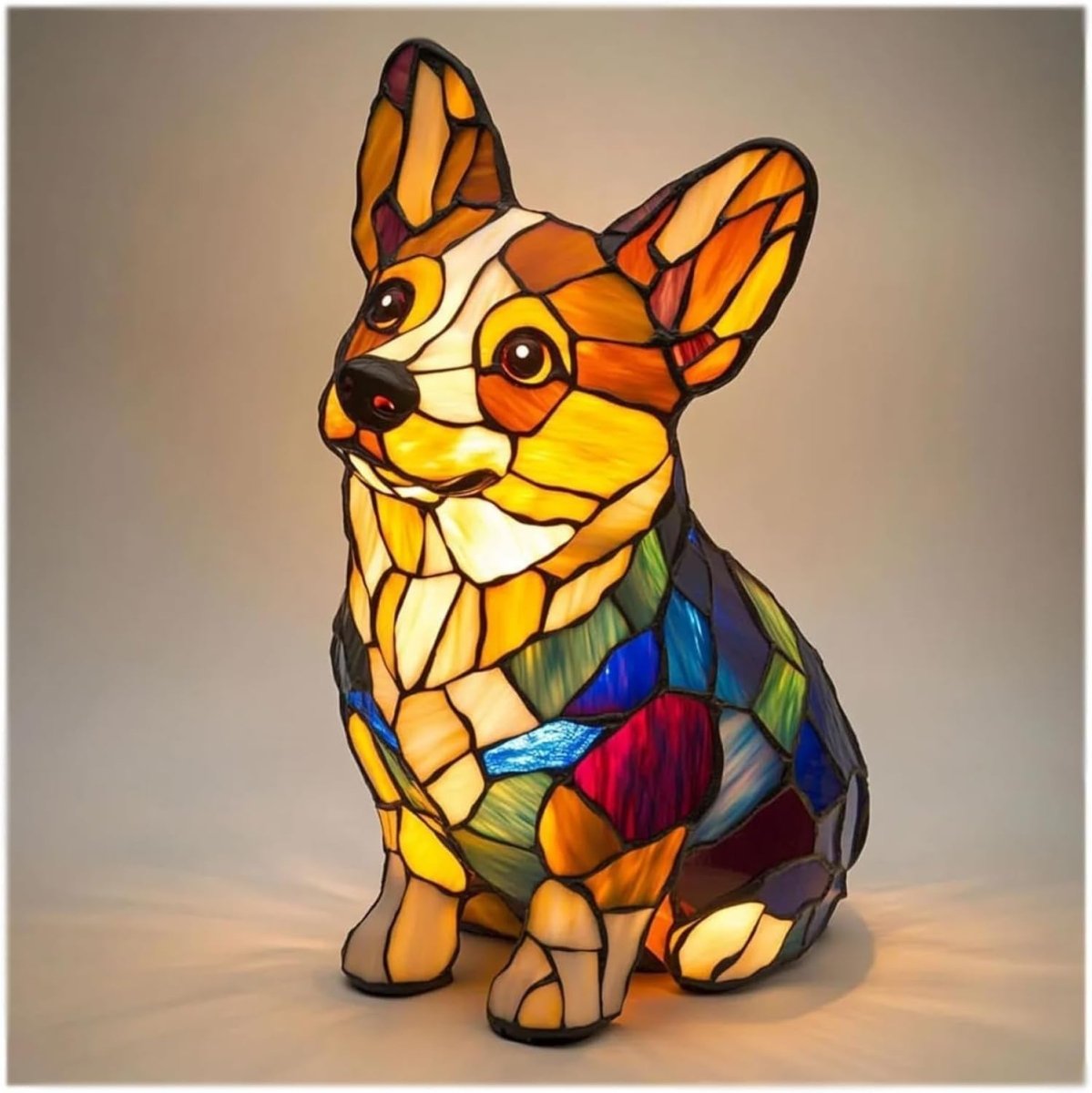 Artistic LED Night Light for Dogs – Home Decor Accent Lamp