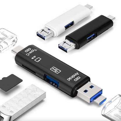 All-in-One 5-Function Memory Card Reader with 32 GB Card