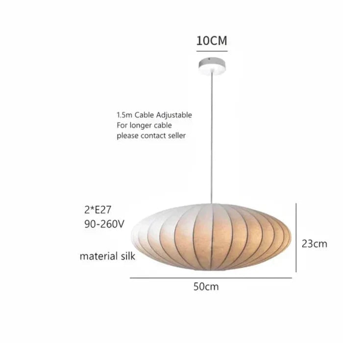 Stylish Gold Drum Pendant Light with Silk Shade for Modern Homes