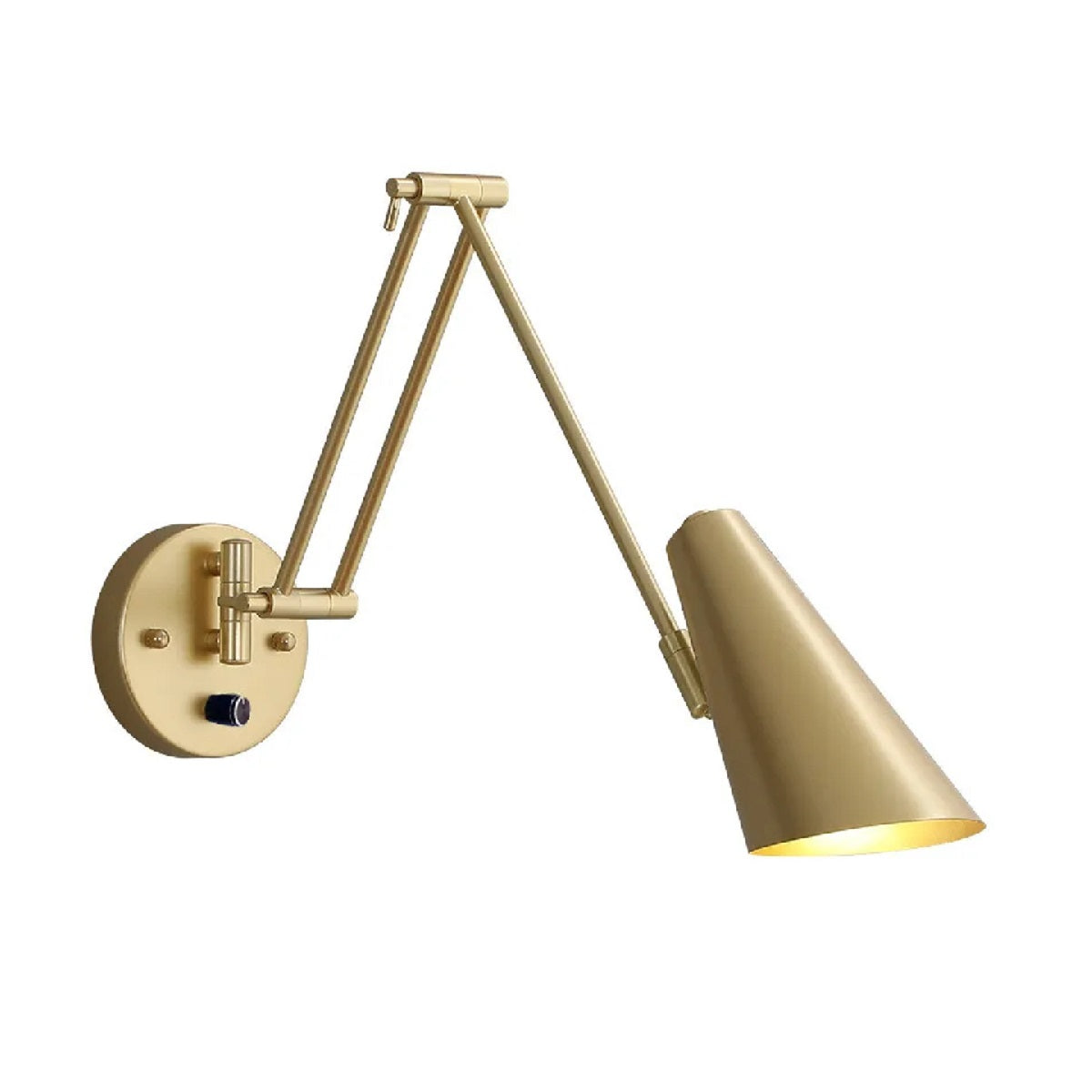 LED Wall Lamp with Dimmable Feature - Modern Creative Study Rocker