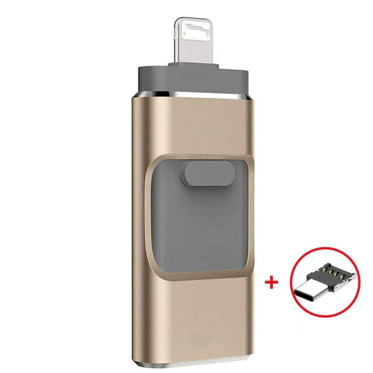 4-in-1 USB Memory Stick for Phone, Tablet, and PC Storage
