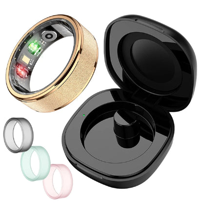 Waterproof Health and Sleep Monitor Smart Ring - 5 ATM