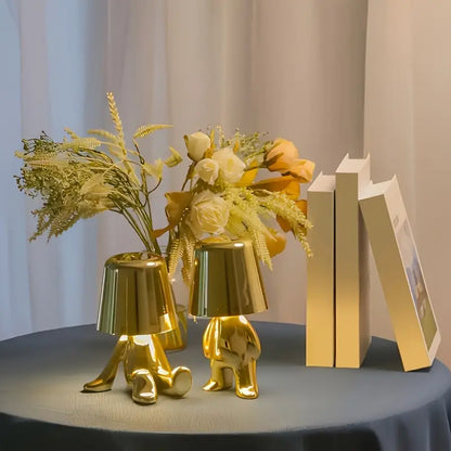 Rechargeable LED Table Lamp with Dimmable Warm White Light – Wireless Design