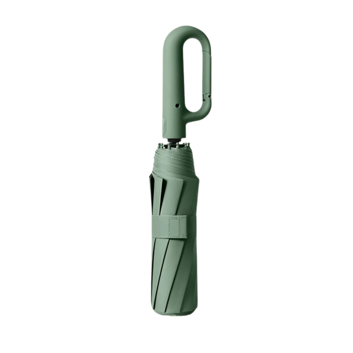 Automatic Folding Umbrella with Large Buckle Handle – Wind-Resistant & Compact