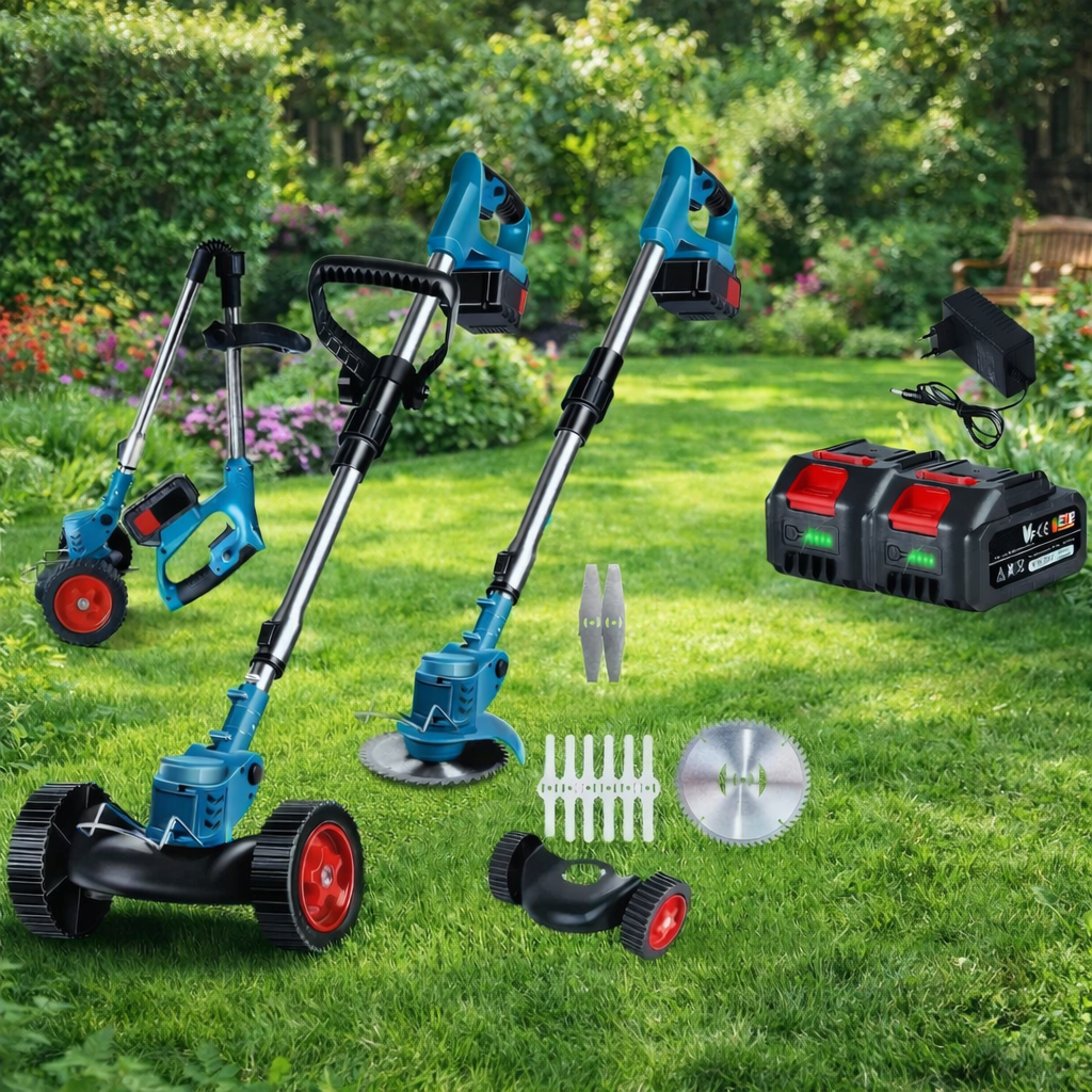 GreenEase – 36V Cordless Folding Grass Cutter for Effortless Yard Care