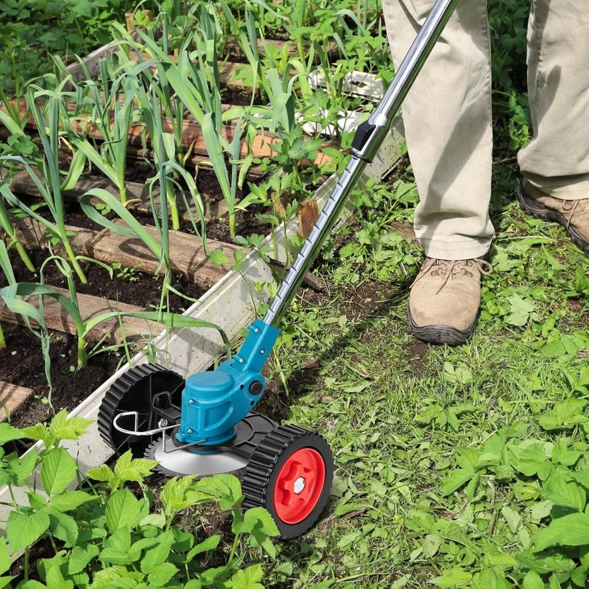 GreenEase – 36V Cordless Folding Grass Cutter for Effortless Yard Care