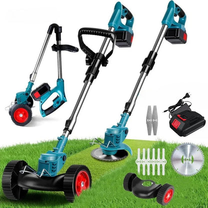 GreenEase – 36V Cordless Folding Grass Cutter for Effortless Yard Care