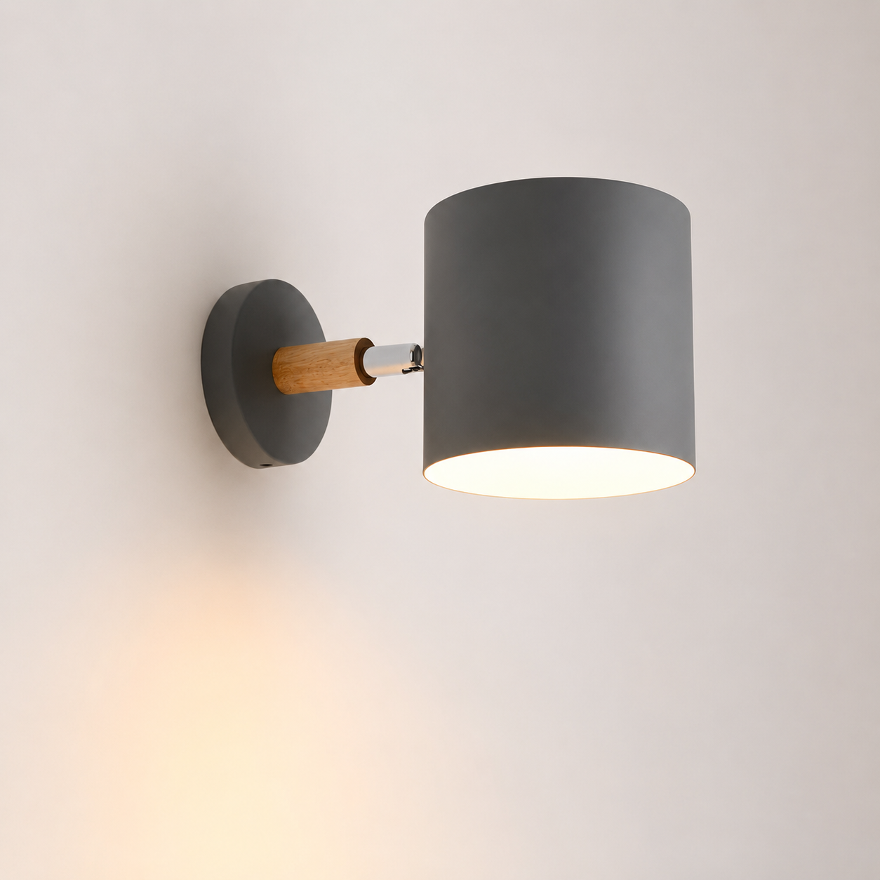 Pastel Wall Lamp with Adjustable Design in Scandinavian Style