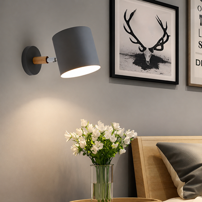 Pastel Wall Lamp with Adjustable Design in Scandinavian Style