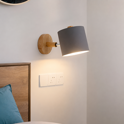 Pastel Wall Lamp with Adjustable Design in Scandinavian Style