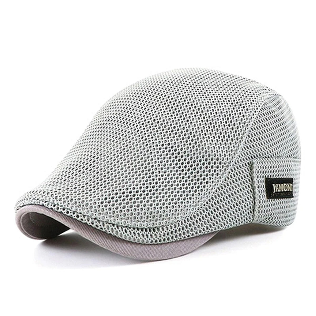 Summer Flat Cap - Breathable Mesh Beret Hat for UV Shielding