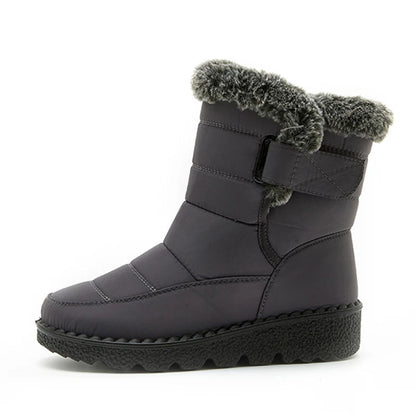 Winter Ankle Boots for Women - Cozy Plush Snow Footwear