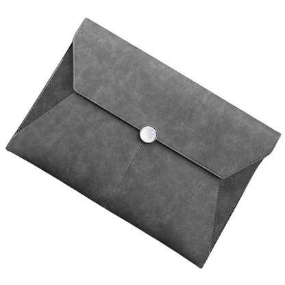 Business Briefcase Bag for Laptops - PU Leather File Holder