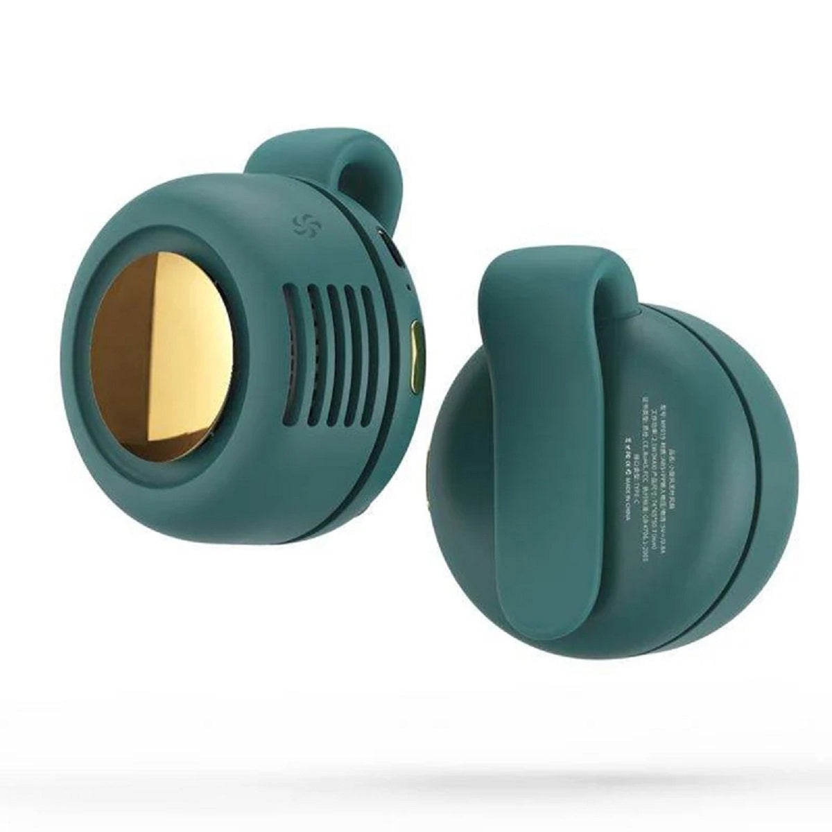 Mini Clip-On Bladeless Waist Fan - Quiet and Portable for Outdoor Use