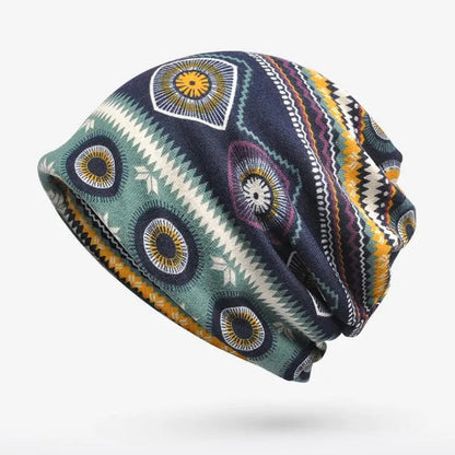 Thin Beanie Cap - Vintage Turban Style Hat