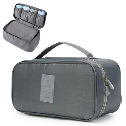 Toiletry and Cosmetic Case Organizer Bags for Multi-Function Bra Storage