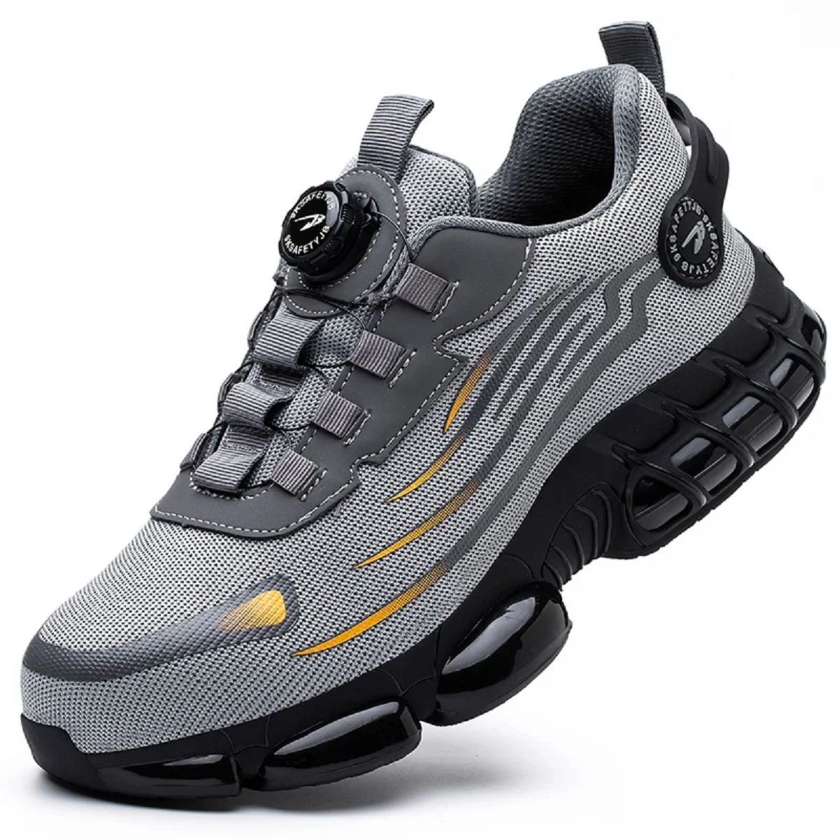 Safety Work Shoes with Rotating Buttons – Anti-Smash and Anti-Puncture