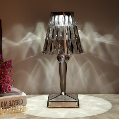 LED Table Lamp with Sparkling Crystal Touch – Elegant Design