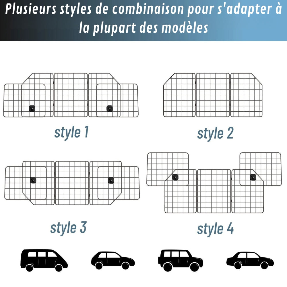Safety Barrier for Dogs in Vehicles