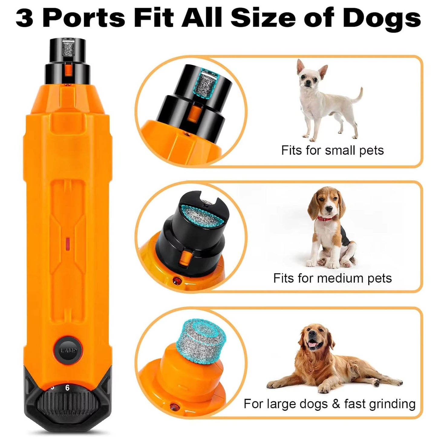 Pet Toothbrush with Soft Bristles and Ergonomic Handle