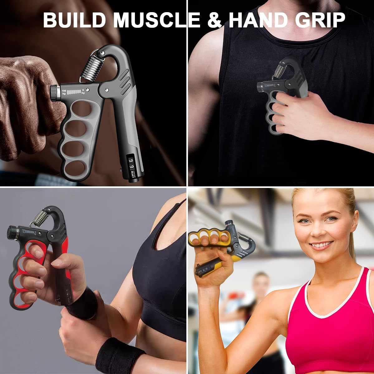 Forearm and Grip Strength Trainer | Hand Exerciser up to 100 kg