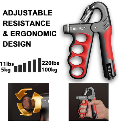 Forearm and Grip Strength Trainer | Hand Exerciser up to 100 kg