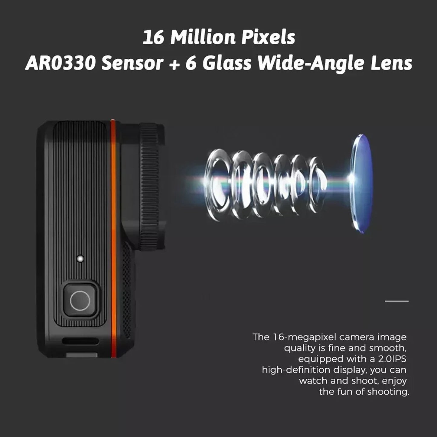 4K HD 60FPS Action Camera for Motorcycles