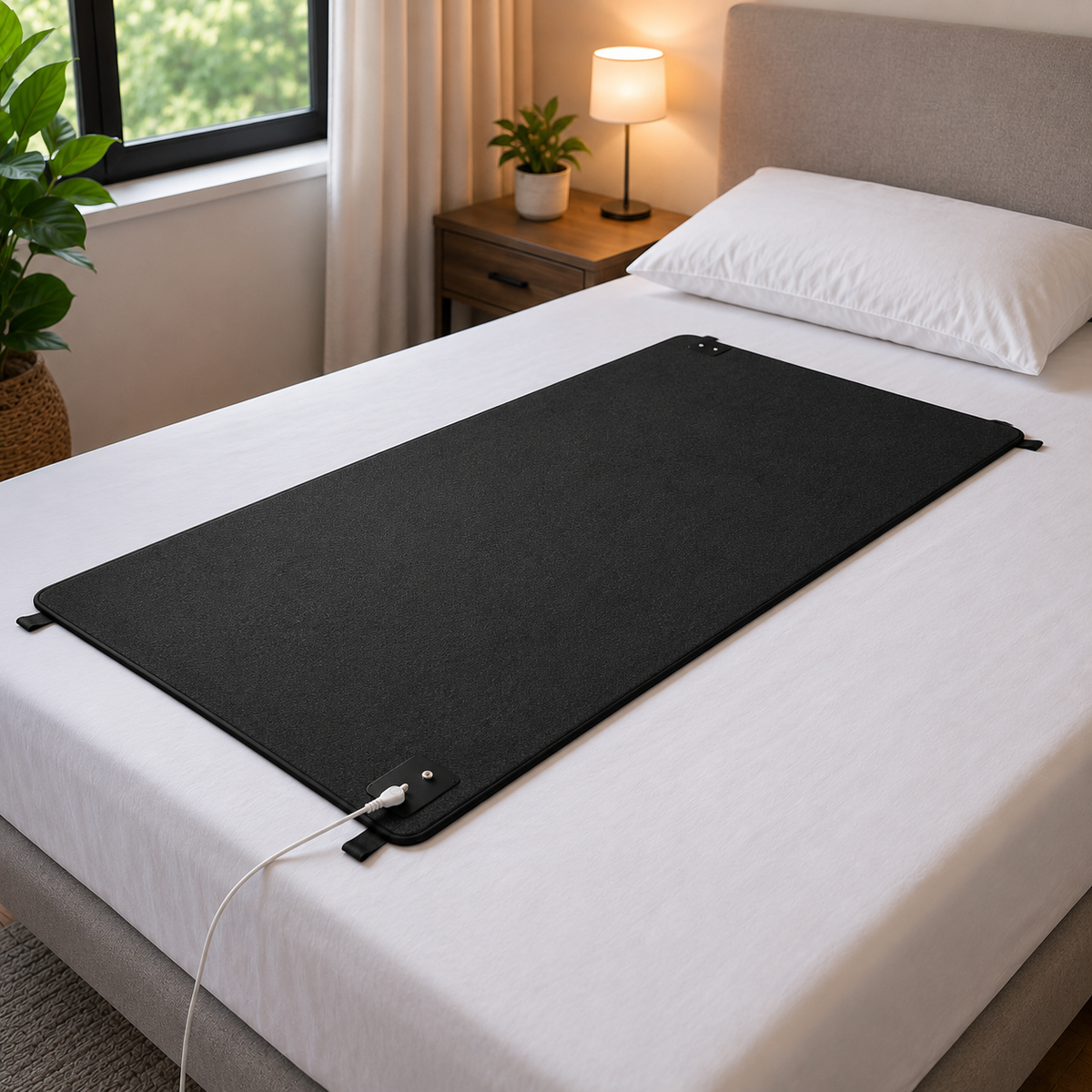 Conductive Cotton Bed Sheet for Grounding – Mattress Pad for Queen & King