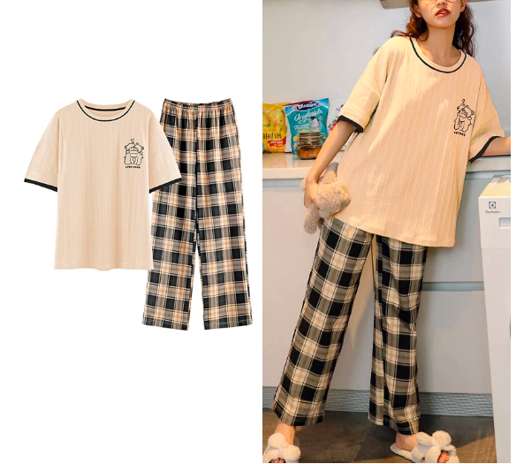 Charming Women's Sleepwear Set - Cozy and Chic
