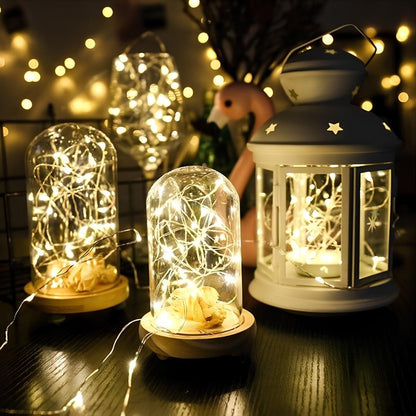 Solar String Lights with Copper Wires – Waterproof Outdoor Fairy Lights