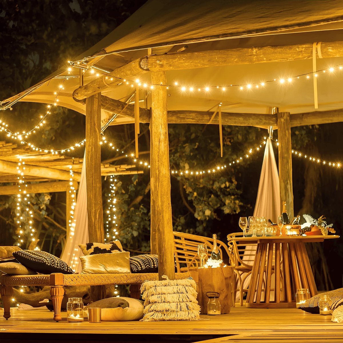 Solar String Lights with Copper Wires – Waterproof Outdoor Fairy Lights