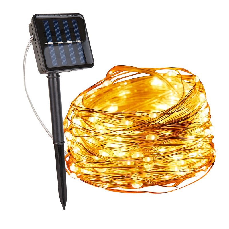 Solar String Lights with Copper Wires – Waterproof Outdoor Fairy Lights