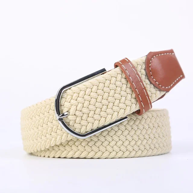 Stretchy Casual Belt Crafted from Elastic Fabric