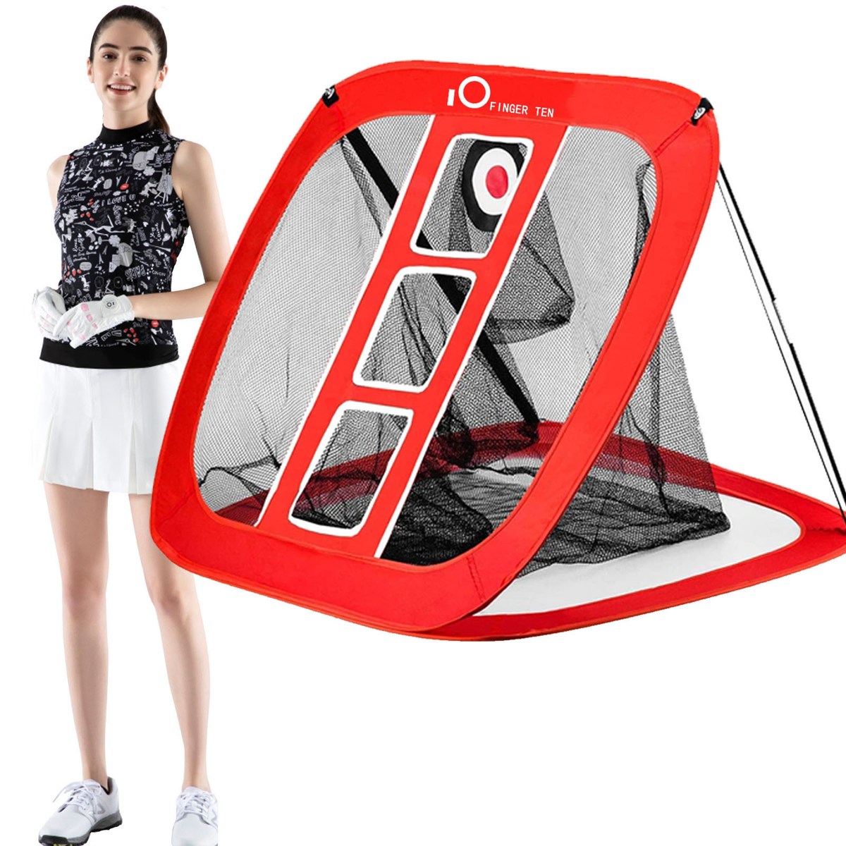 Compact Chipping Practice Net for Golf Training