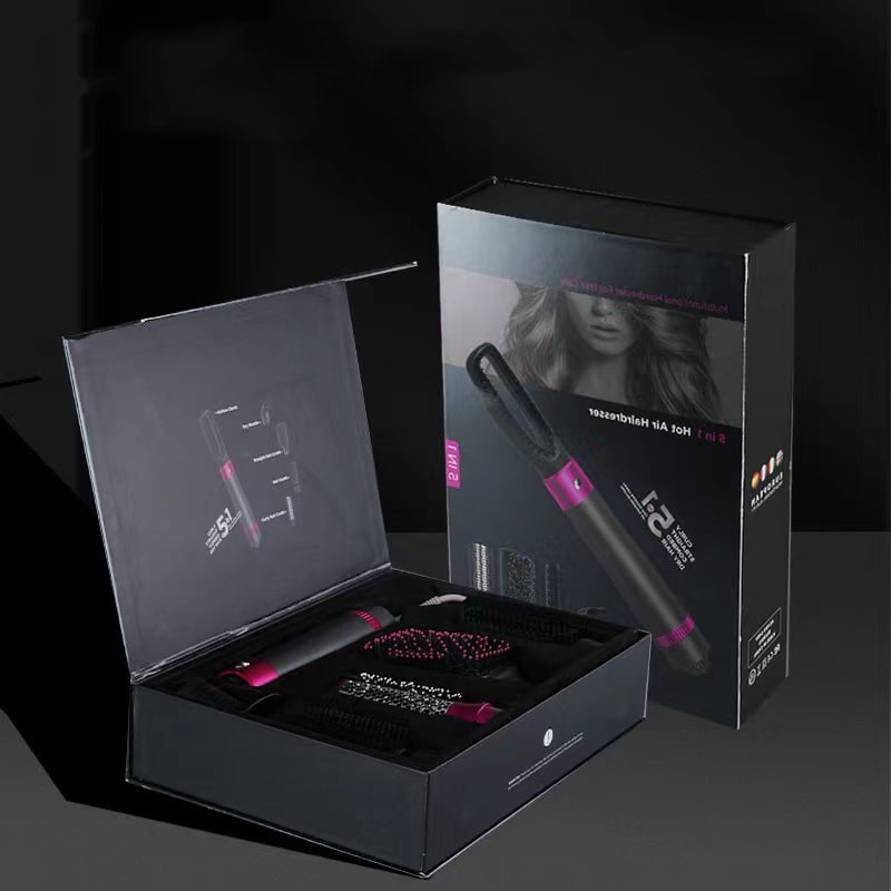 All-in-One Blow Dry Brush with 5 Versatile Attachments