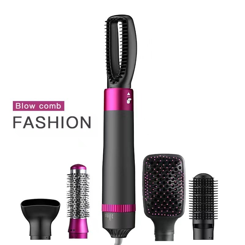 All-in-One Blow Dry Brush with 5 Versatile Attachments
