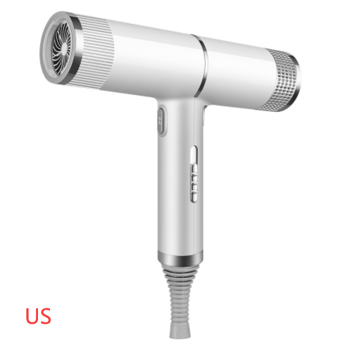 Compact 1200W Ionic Hair Dryer with Diffuser & Comb Attachments