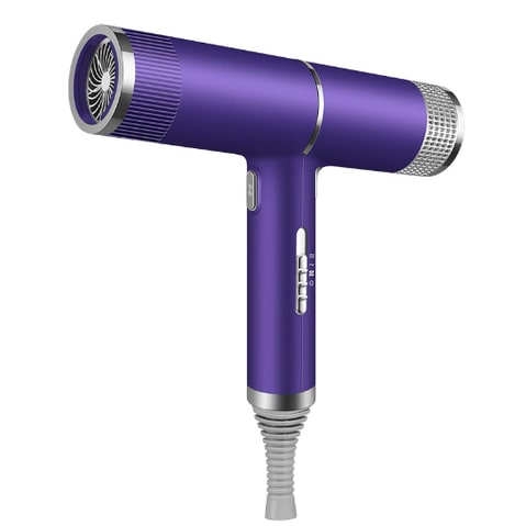 Compact 1200W Ionic Hair Dryer with Diffuser & Comb Attachments