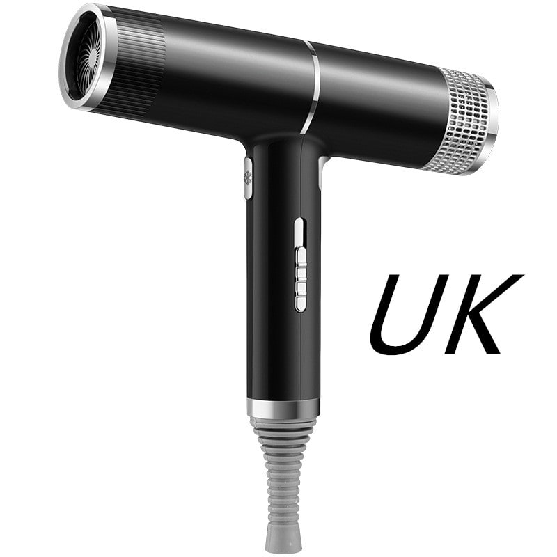 Compact 1200W Ionic Hair Dryer with Diffuser & Comb Attachments
