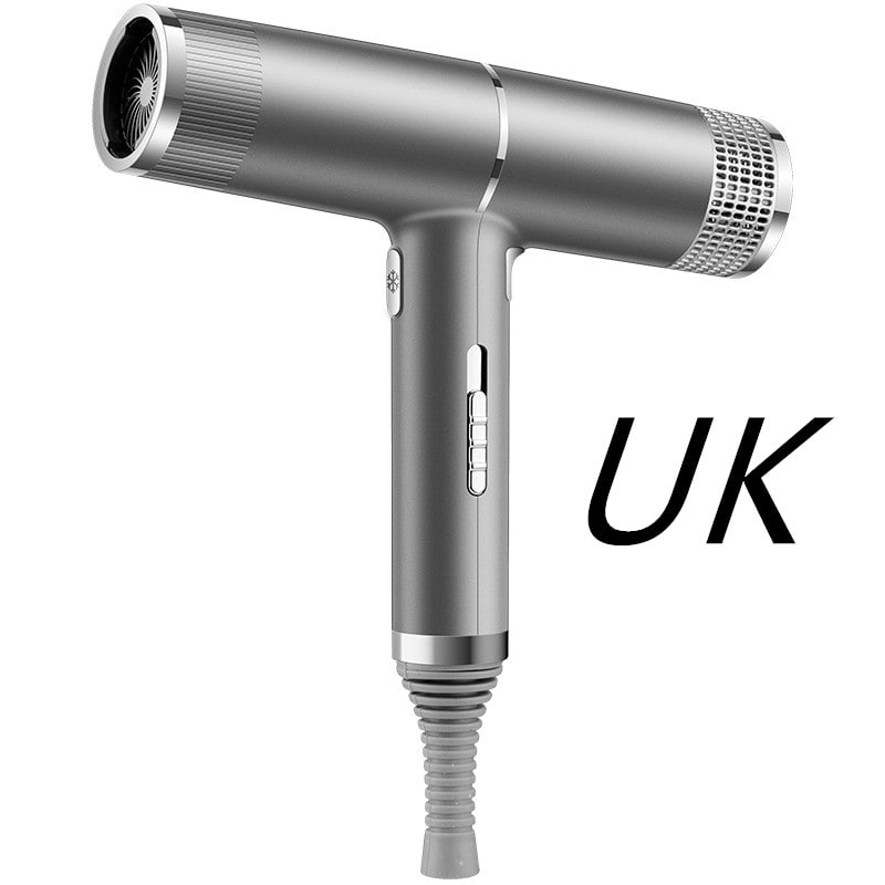 Compact 1200W Ionic Hair Dryer with Diffuser & Comb Attachments