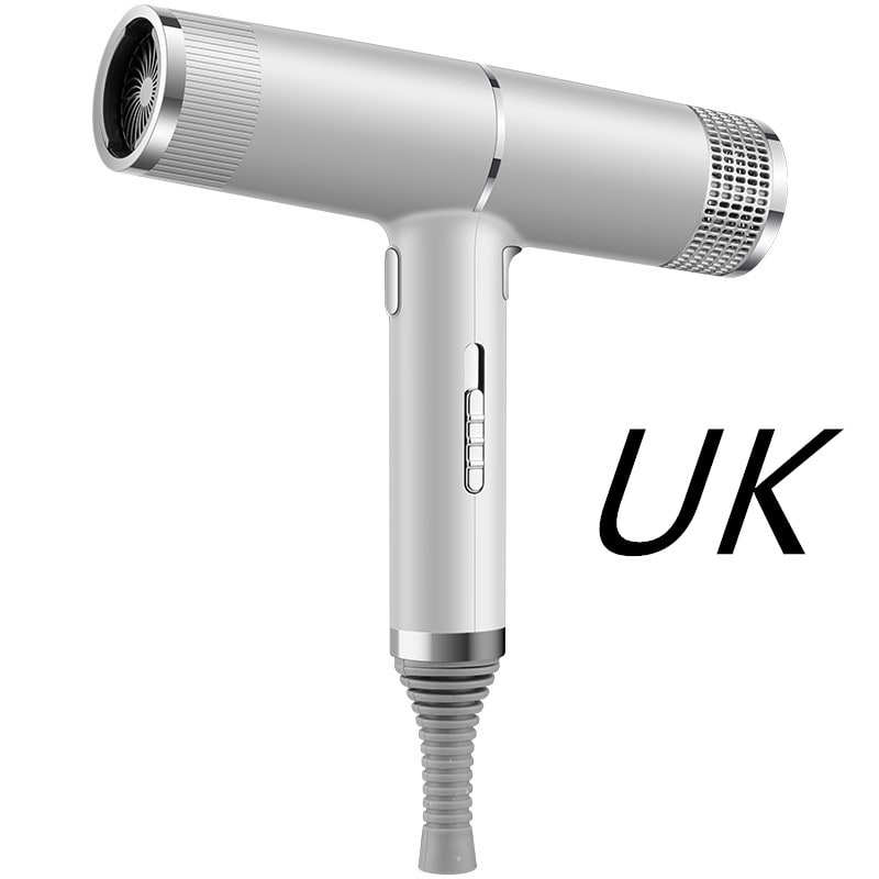 Compact 1200W Ionic Hair Dryer with Diffuser & Comb Attachments