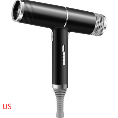 Compact 1200W Ionic Hair Dryer with Diffuser & Comb Attachments