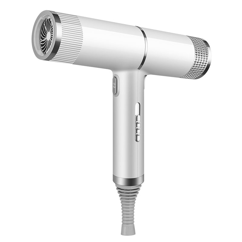 Compact 1200W Ionic Hair Dryer with Diffuser & Comb Attachments