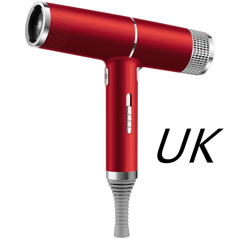 Compact 1200W Ionic Hair Dryer with Diffuser & Comb Attachments