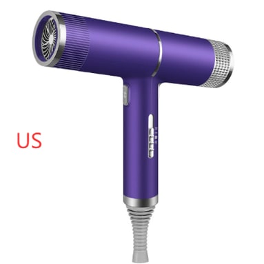 Compact 1200W Ionic Hair Dryer with Diffuser & Comb Attachments