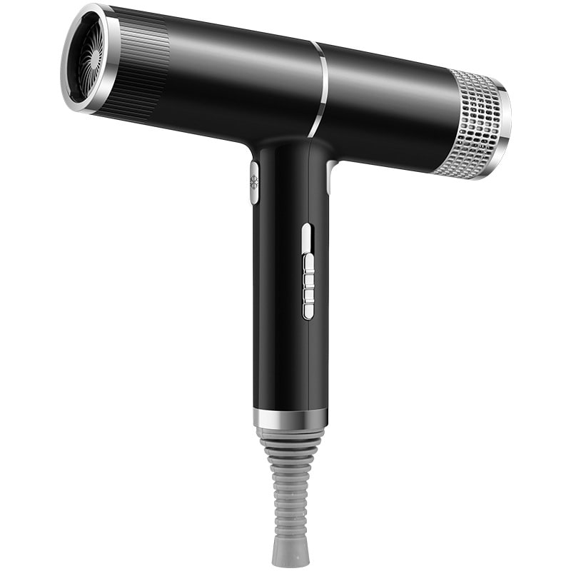 Compact 1200W Ionic Hair Dryer with Diffuser & Comb Attachments