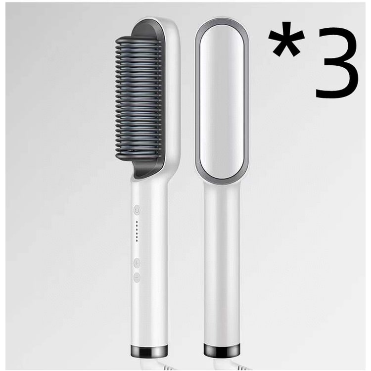 Ceramic Hair Styling Brush with Cordless Convenience and Custom Heat Settings