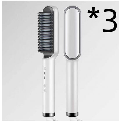 Ceramic Hair Styling Brush with Cordless Convenience and Custom Heat Settings